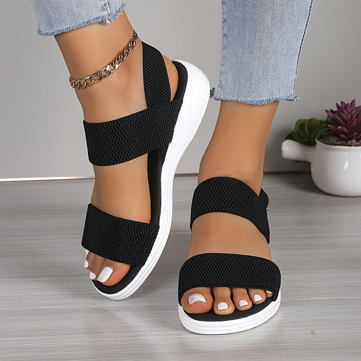 Emilia™ | Letvægts stretch-sandaler