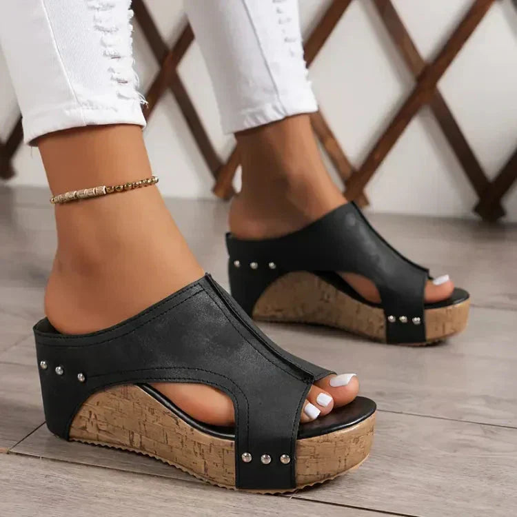 Luna™ | Stilfulde ortopædiske wedge-sandaler