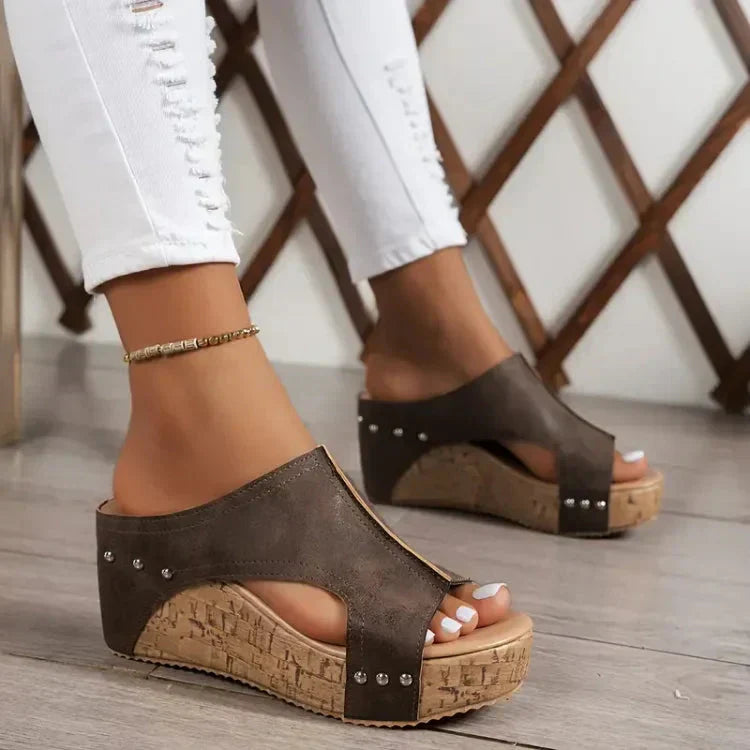 Luna™ | Stilfulde ortopædiske wedge-sandaler