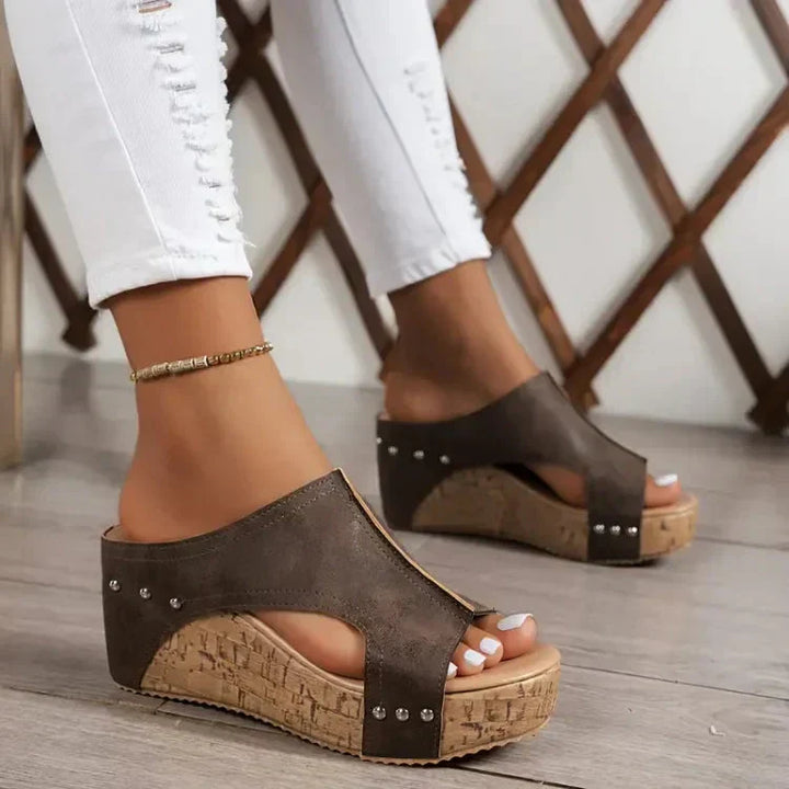 Luna™ | Stilfulde ortopædiske wedge-sandaler
