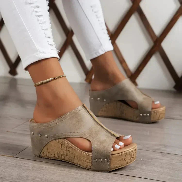 Luna™ | Stilfulde ortopædiske wedge-sandaler