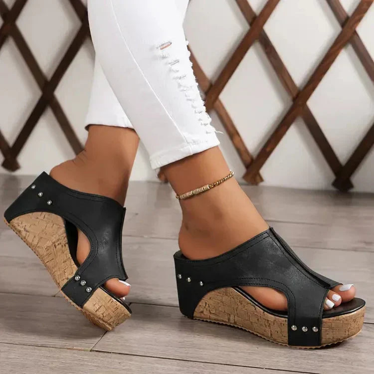 Luna™ | Stilfulde ortopædiske wedge-sandaler