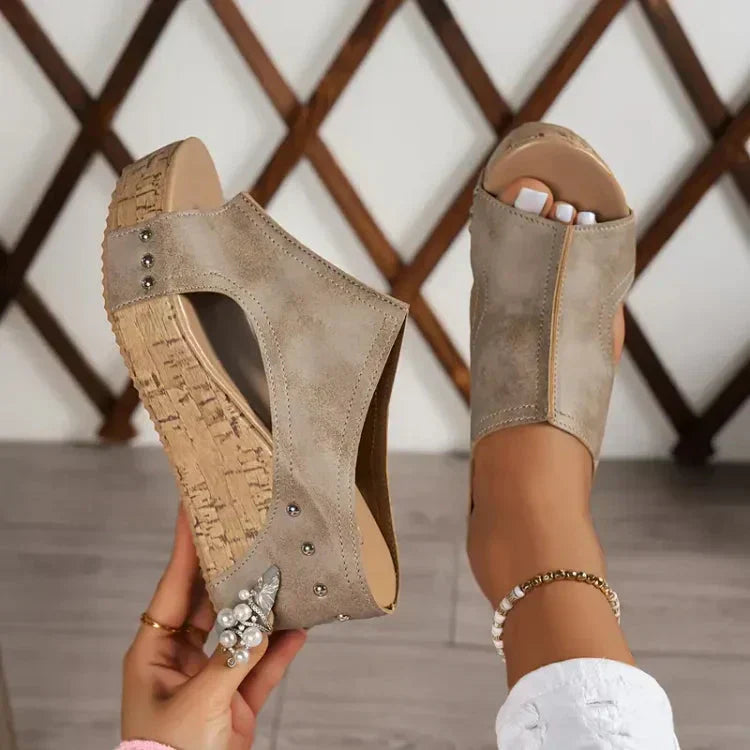 Luna™ | Stilfulde ortopædiske wedge-sandaler