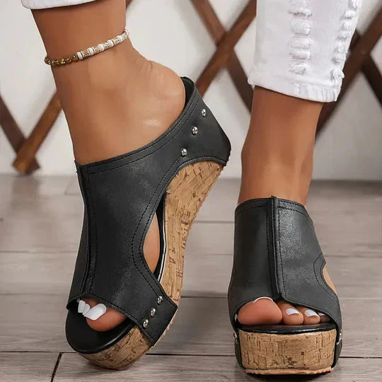 Luna™ | Stilfulde ortopædiske wedge-sandaler