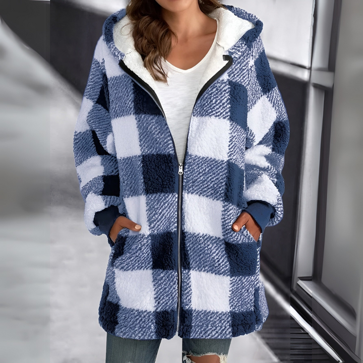 Andrea™ | Ternet Fleece Med Hætte